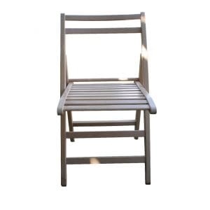 scaun pliabil cu spatar din lemn masiv